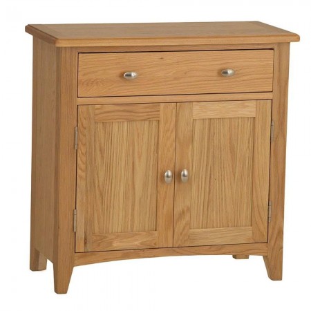 PPS Oak : Tủ Bếp Gỗ Sồi Mini - 2 Cánh + 1 Ngăn Kéo